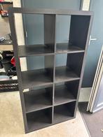 Bruinzwarte kallax kast, Huis en Inrichting, Kasten | Boekenkasten, Ophalen, Gebruikt, 100 tot 150 cm, 50 tot 100 cm