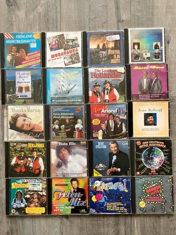 20x cd’s duitse muziek beschikbaar voor biedingen