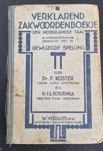 zakwoordenboekje der Nederlandse taal - Koster & Schuringa, Antiek en Kunst, Koster, Dr. - Schuringa, Verzenden