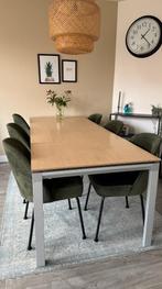 Eetkamertafel Bonaldo Chat - Blank Eiken  - Uitschuifbaar, Ophalen, Gebruikt, Eikenhout, 50 tot 100 cm