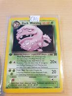 Pokémon kaart Dark Weezing 1st Edition Holo #14 Team Rocket, Hobby en Vrije tijd, Verzamelkaartspellen | Pokémon, Ophalen of Verzenden