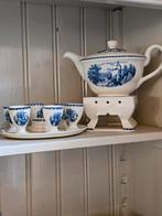 Société Ceramique Maestrichts Landschap Blauw, Antiek en Kunst, Ophalen of Verzenden