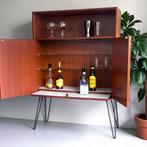 Vintage barkast hout | drankkast | cocktailbar | mancave bar, Huis en Inrichting, Ophalen, Formule Meubelen, Niet bekend, Niet bekend