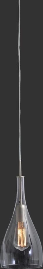 Hanglamp Masterlight Solta met 4 kappen, Ophalen, Zo goed als nieuw, Glas, Minder dan 50 cm