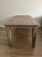 Goossens houten eettafel 160 cm, Ophalen, Gebruikt, 100 tot 150 cm, Eikenhout