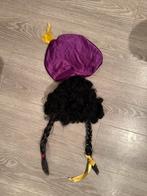 Pieten hoedje met pruik, Ophalen of Verzenden, Zo goed als nieuw