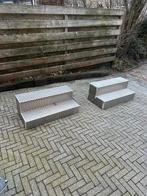 Degelijke caravan opstapjes traanplaat, Ophalen, Zo goed als nieuw