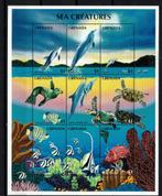 grenada 1996 pf blok zeeleven koraal vissen zeezoogdieren, Ophalen of Verzenden, Postfris, Dier of Natuur