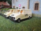 Fiat Ducato Praliné United Nations / UN Forces met trekhaak, Hobby en Vrije tijd, Modelauto's | 1:87, Ophalen of Verzenden, Nieuw