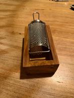 Handrasp met houten opvangbakje, nooit gebruikt, Huis en Inrichting, Keuken | Keukenbenodigdheden, Ophalen, Nieuw