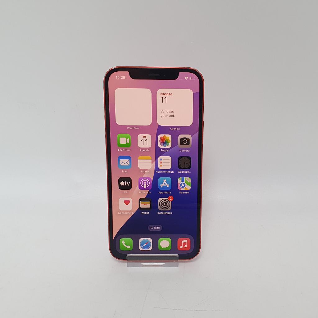 iPhone 12 128GB Coral Red in Zeer Nette Staat - Accu 80%, Ophalen of Verzenden, Zo goed als nieuw, IPhone 12