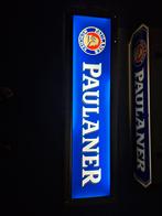 Lichtreclame Zeldzame Paulaner Bierreclame - Aluminium Bak, Ophalen of Verzenden, Gebruikt