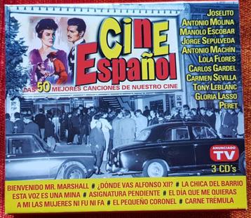 Cine Español - de 50 beste Spaanse filmliedjes - 3 cd-box beschikbaar voor biedingen