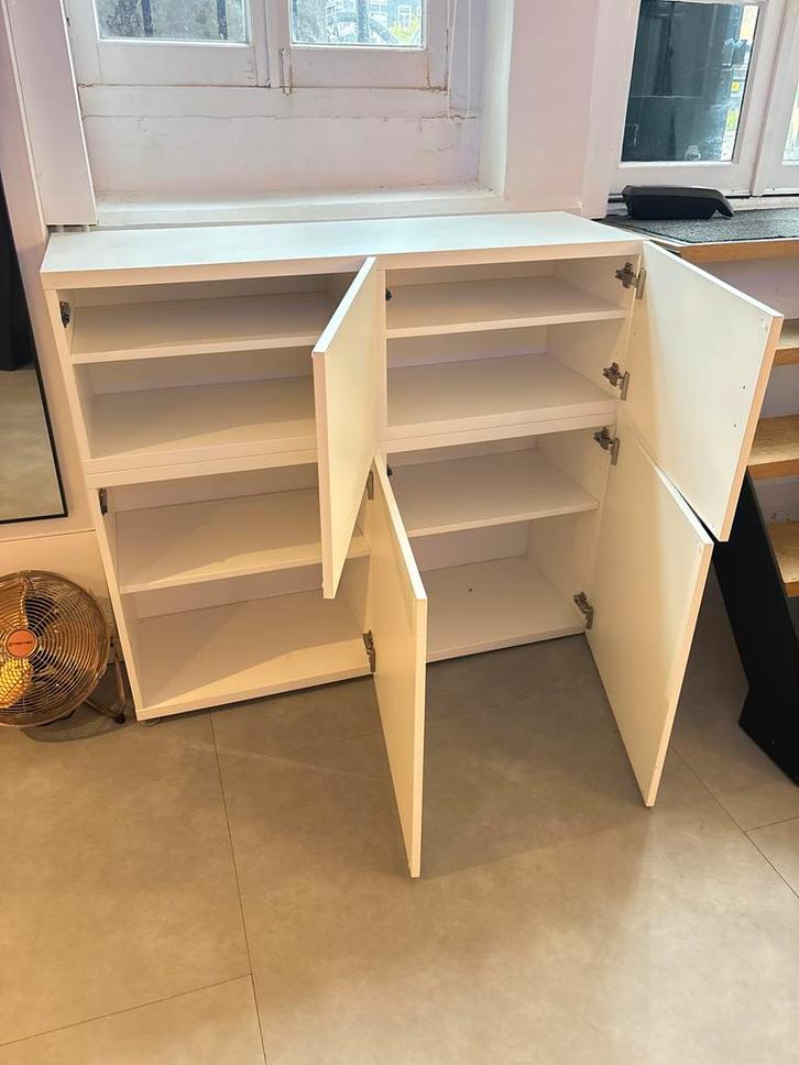 Witte Ikea Kast, Huis en Inrichting, Kasten | Kledingkasten, Gebruikt, 100 tot 150 cm, 50 tot 100 cm, 25 tot 50 cm, Met deur(en)