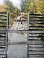 Kraanschip / Werkschip / Dekschuit te koop, Watersport en Boten, Beroepsscheepvaart, Ophalen, Gebruikt, Minder dan 100 pk, Ponton