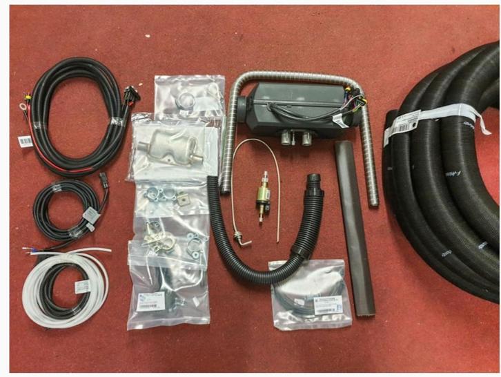 Standkachel heteluchtkachel incl inbouw 595,-all in garantie, Caravans en Kamperen, Camper-accessoires, Nieuw, Ophalen of Verzenden