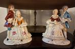 Vintage 2 porseleinen beeldjes paar victoriaans, Ophalen