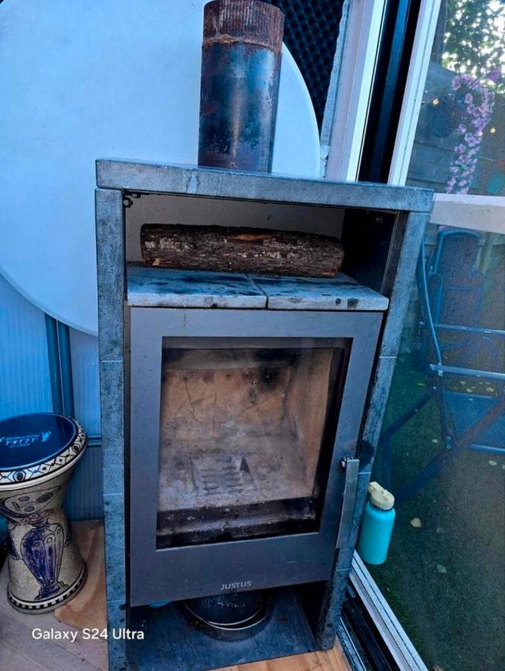 Mooi hout kachel te koop, Huis en Inrichting, Kachels, Gebruikt, Houtkachel, Hout, Ophalen of Verzenden