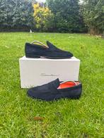 Santoni Penny Loafers Blauw - uk9,5/eu43,5, Ophalen of Verzenden, Zo goed als nieuw, Blauw, Loafers
