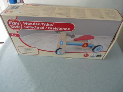 Leuke nieuwe sportieve houten loopfiets, Kinderen en Baby's, Speelgoed | Buiten | Voertuigen en Loopfietsen, Nieuw, Loopfiets