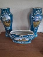 3-DELIG KASTSTEL. Blauw, Antiek en Kunst, Ophalen of Verzenden