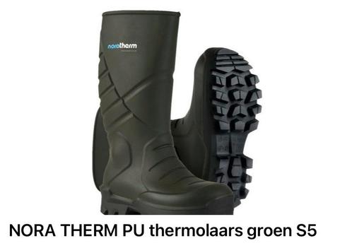 Nora Trem pu termolaars groen, Doe-het-zelf en Verbouw, Veiligheidskleding, Zo goed als nieuw, Ophalen of Verzenden