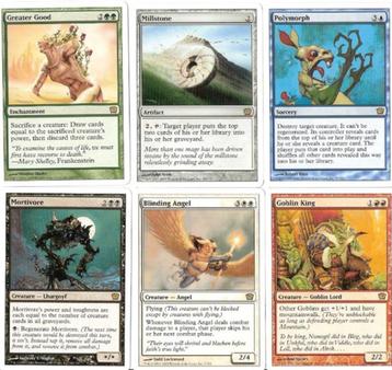 (111) MAGIC kaarten van serie 9th Edition beschikbaar voor biedingen
