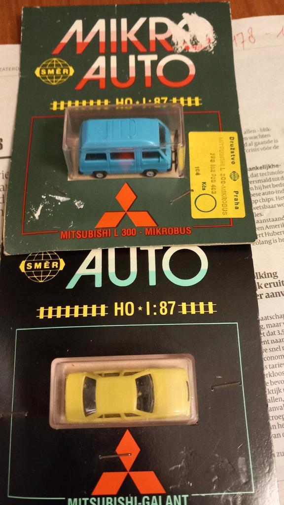 Mitsubishi Miniatuur Auto's 1:87 - SMER NOS, Hobby en Vrije tijd, Modelauto's | 1:87, Auto, Ophalen
