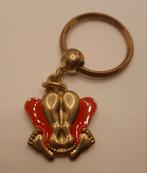 Vintage Gouden rode sleutelhanger erotiek seks, Ophalen of Verzenden, Gebruikt, Dier of Natuur