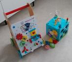 Woezel & Pip loopkar en een activiteiten kubus, Kinderen en Baby's, Speelgoed | Houten speelgoed, Ophalen, Gebruikt, Duw- of Trekspeelgoed