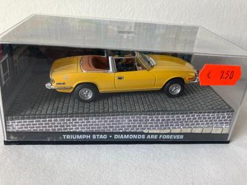 6583: Triumph Stag - James Bond - Diamonds are forever 1:43 beschikbaar voor biedingen