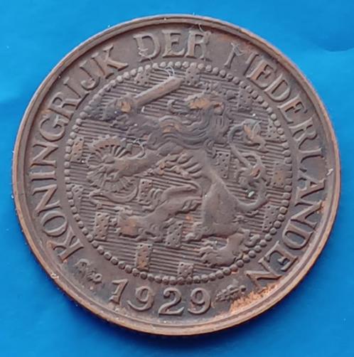 1 cent 1929 - Wilhelmina, Postzegels en Munten, Munten | Nederland, Losse munt, 1 cent, Koningin Wilhelmina, Verzenden