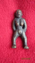 Bronzen vruchtbaarheid/amuletbeeldje, Ophalen of Verzenden, Brons