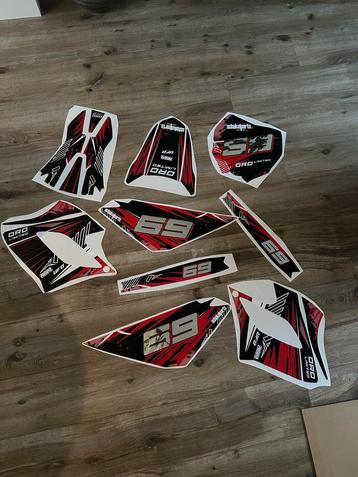 Stickerset derbi drd racing beschikbaar voor biedingen