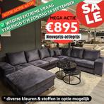 Mega Acties Hoekbanken Alle Modellen Spot Goedkooop SALE, Hoekbank, Nieuw, Ophalen of Verzenden, Minder dan 150 cm