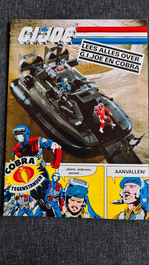Vintage Hasbro G.I.Joe speelgoed folder 1988, Boeken, Strips | Comics, Zo goed als nieuw, Eén comic, Amerika, Ophalen of Verzenden