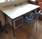 Vintage Marko bureau met 6 laden mooi industrieel werkplek, Ophalen, Gebruikt, Bureau