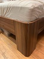 Bed 140x200 - Swissflex lattenbodem + IKEA matras, Ophalen, Gebruikt, Bruin, 140 cm