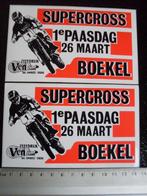 2x sticker supercross paasdag boekel motorcross motocross, Verzamelen, Stickers, Sport, Zo goed als nieuw, Verzenden