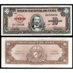 960 Cuba 10 Pesos Banco Nacional UNC, Verzenden, Midden-Amerika, Los biljet