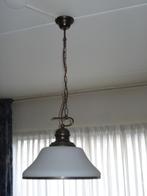 2 stuks kamerlampen Brons  koper   samen  125,00, Ophalen, Zo goed als nieuw, Glas, Minder dan 50 cm
