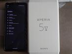 Sony Xperia 5 V (garantie) + 256GB Samsung microSD + extra, Telecommunicatie, Mobiele telefoons | Sony, Gebruikt, Zwart, Touchscreen