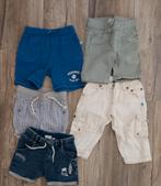 4 korte en 1 witte lange broek maat 74, Gebruikt, Broekje, Jongetje, Diverse merken