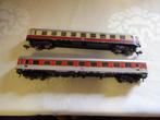 Twee personenwagons  van Lima DB, Gelijkstroom, Wagon, Ophalen of Verzenden, Zo goed als nieuw