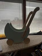 Houten poppenwagen van HEMA - Mintgroen, Ophalen of Verzenden, Zo goed als nieuw, Meisje