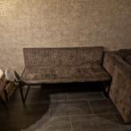 Eetkamer bank met 2 stoelen, Ophalen, Zo goed als nieuw, 150 tot 200 cm