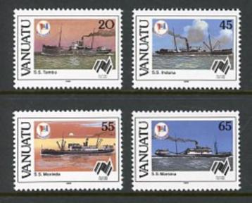 Vanuatu- 1988- serie = motief Schepen  beschikbaar voor biedingen