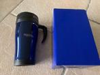 Koffiebeker blauw 17,5 cm hoog plastic nieuw, Ophalen of Verzenden, Nieuw