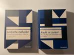 Juridische Methoden & Recht in Context - 2 Boeken, Boeken, Ophalen of Verzenden, Gamma, Gelezen, WO