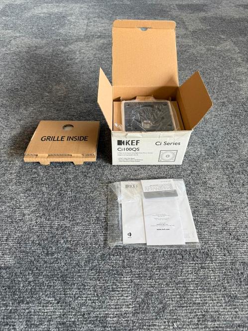 KEF CI100QS inbouwluidsprekers (Nieuw, Open doos), Audio, Tv en Foto, Luidsprekers, Zo goed als nieuw, Overige typen, Minder dan 60 watt
